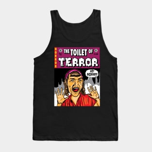 The Toilet of Terror, Horror Comicbook Cover Tank Top